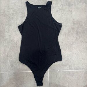 PINKY Black Sleeveless Bodysuit Top
